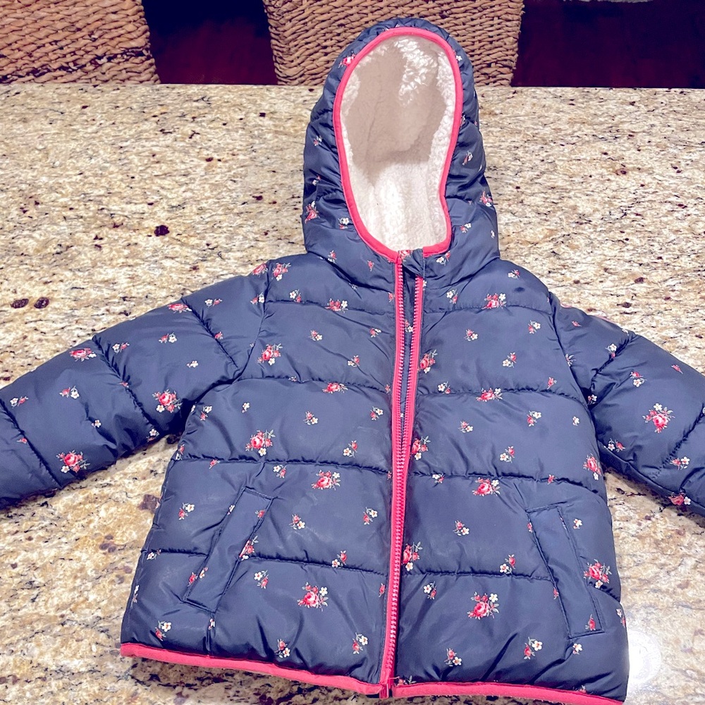 Gap Puffer Jacket Sherpa Lined